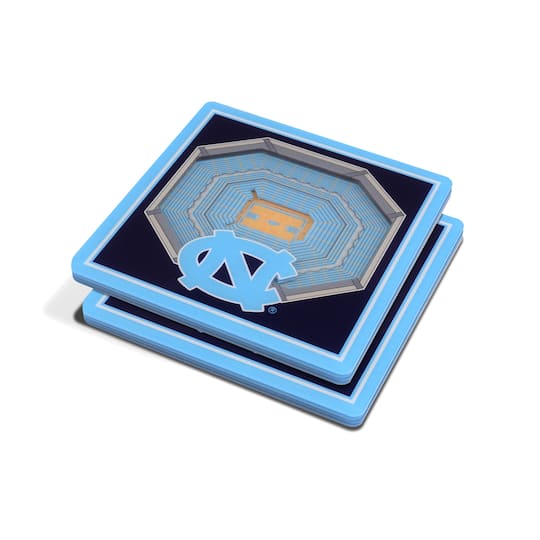 NCAA 3D StadiumView Coasters By Youthefan in North Carolina Tar Heels | 4" x 4" x 0.3125" | Michaels®